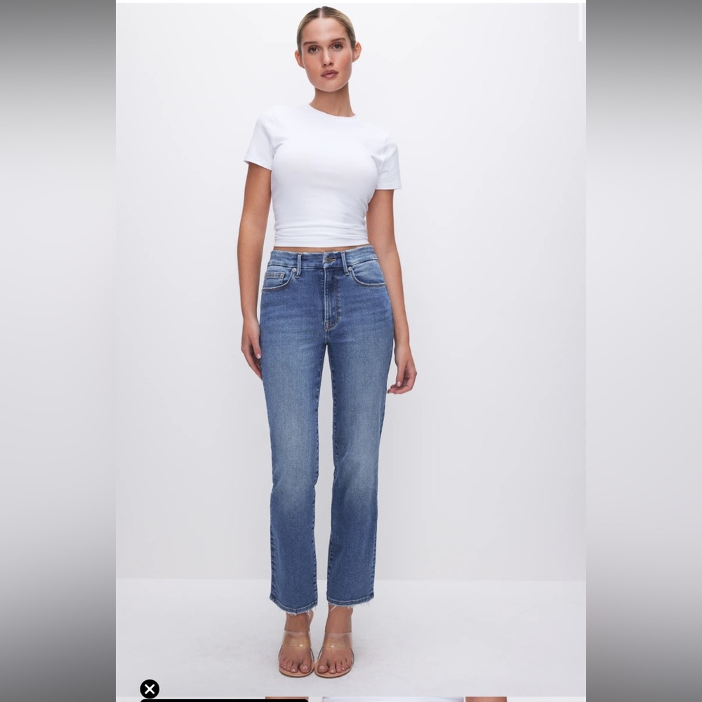 Good American - Always Fits Good Legs Straight Jeans